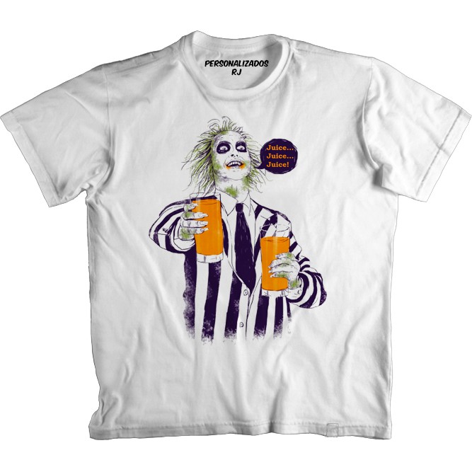 Camiseta Engraçada THREE TIMES JUICE - FANTASMA