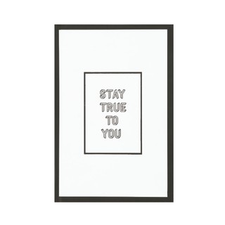 Caderno Pautado Stay True To You - Caderno Fino - Caderno Luxo - Caderno Minimalista - Folhas douradas - Folhas Ouro