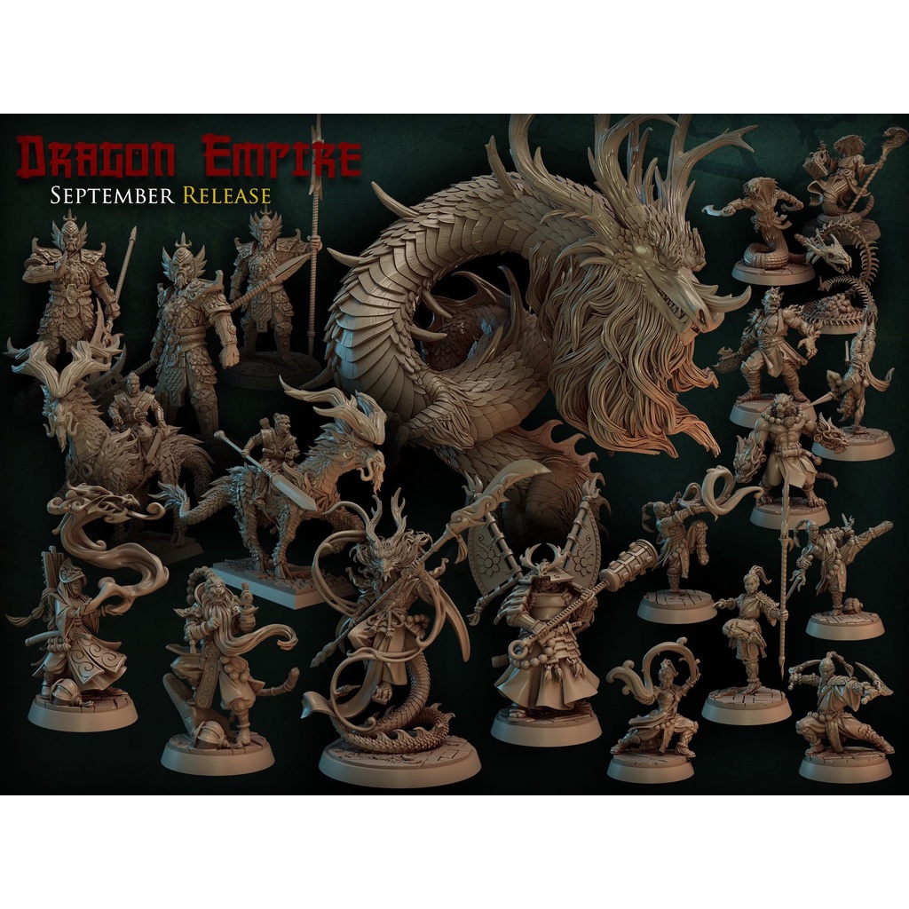 Miniaturas Dragon Empire para RPG, Zombicide, D&D