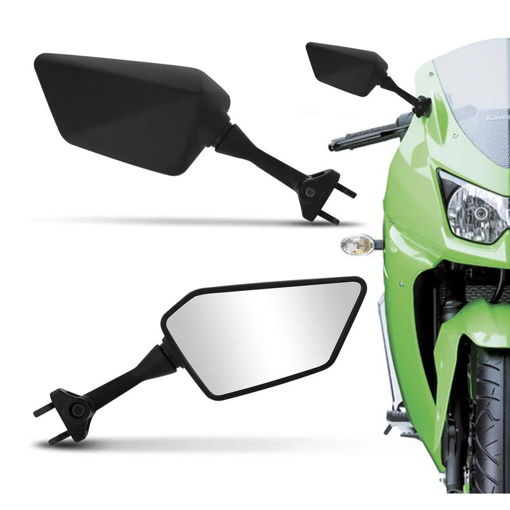 Par Retrovisor Moto Kawazaki Ninja 250 Comet 250 R 650r Carenada 4778