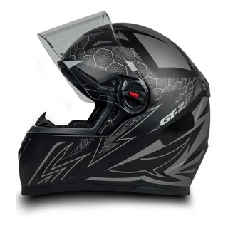 Capacete Fechado Fw3 Gt 5 Gt2 Viseira Cristal Com Narigueira em Oferta na Shopee