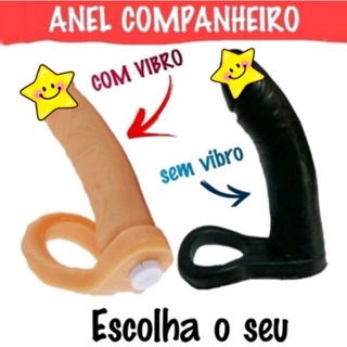 Anel companheiro vários tamanhos/ Penis Protese anel companheiro com vibro dupla penetração em Oferta na Shopee