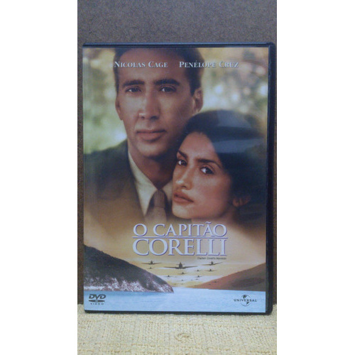 Dvd O Capitão Corelli - Nicolas Cage - Legendado - Ótimo