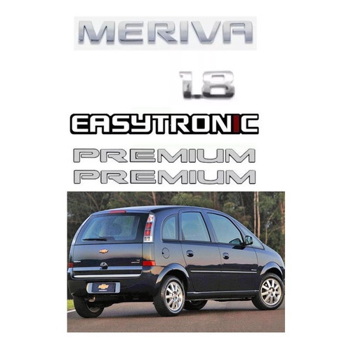 Kit Emblemas Meriva 1.8 Easytronic Premium
