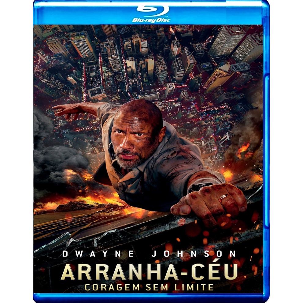 Blu- ray Filme Arranha Céu: Coragem sem Limite Dublado e Legendado
