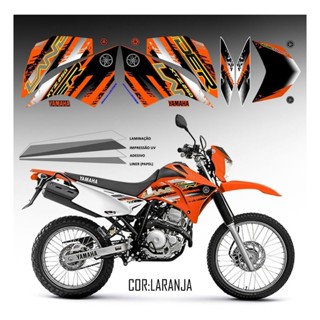 Faixa Lander 250 2018 Laranja   + Verniz em Oferta na Shopee
