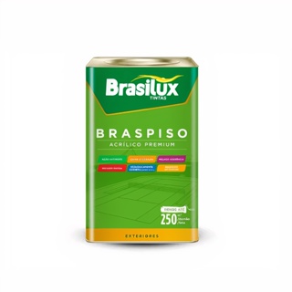 Tinta Piso Braspiso Cinza Escuro 18 Litros - Brasilux em Oferta na Shopee