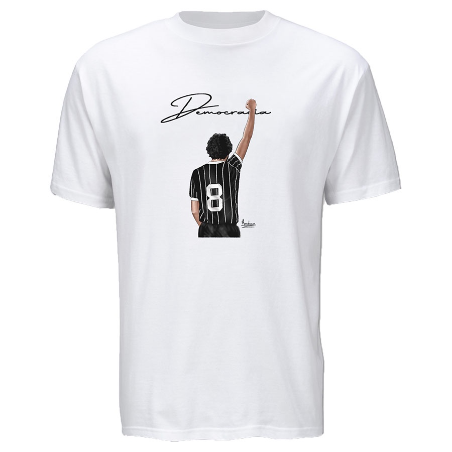 Camiseta NovoManto Doutor da Democracia Masculina em Oferta na Shopee