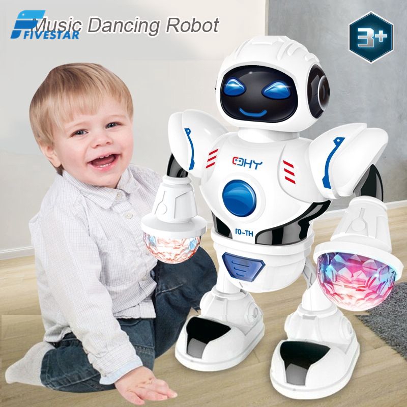 Brinquedos para meninos Música infantil Robô de dança para 2 3 4 5 6 7