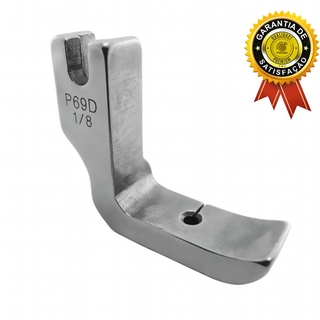 Calcador Vivo Canaleta Dupla Maquina Reta Industrial 3,2MM