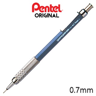 Lapiseira Pentel 0.7 Mm Técnica Graphgear 500 Grip Metal em Oferta na Shopee
