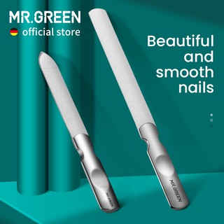 MR.GREEN Lixas De Unhas De Dupla Face Manicure Pedicure De Aço Inoxidável Ferramentas Profissionais Para Cuidados Com As Dos Dedos