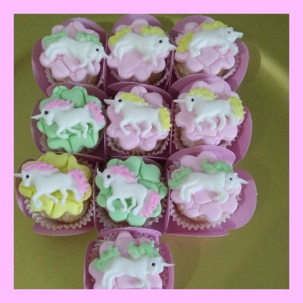 Molde De Silicone Mini Unicornios Molde Para Confeitaria Molde Para Biscuit 109
