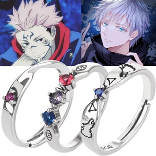 Anime Jujutsu Kaisen Ring Itadori Yuji Gojo Satoru Cosplay Anéis Unisexo Ajustáveis Acessórios De Propaganda De Jóias Presentes em Oferta na Shopee