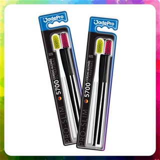 Escova de Dente Pro-Slim 5700 Cerdas Alemã JadePro 2 Kits com 2 un cada Blister em Oferta na Shopee