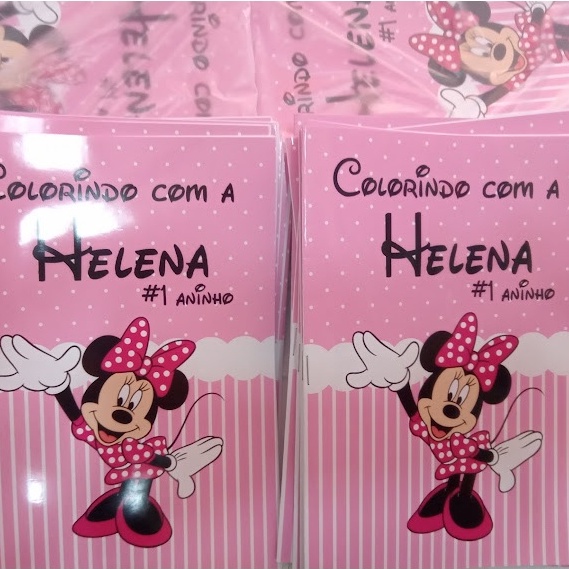 Livrinhos de Colorir Personalizado com Capa Brilhosa