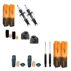 Kit Amortecedor Dianteiro Traseiro Cofap + Kit Batente Siena Palio 01...