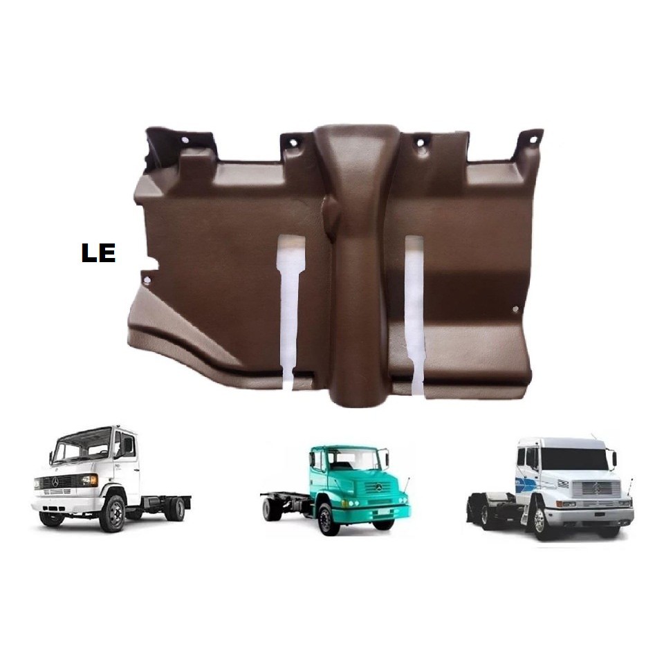Revestimento Caminhão Pedal Marrom - Lado Esquerdo- Mb 709 710 1618 1941