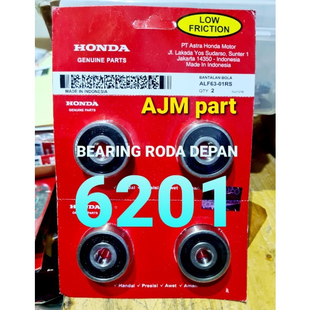 Rolamento Da Roda Dianteira honda 6201 beat vario scopy spacy