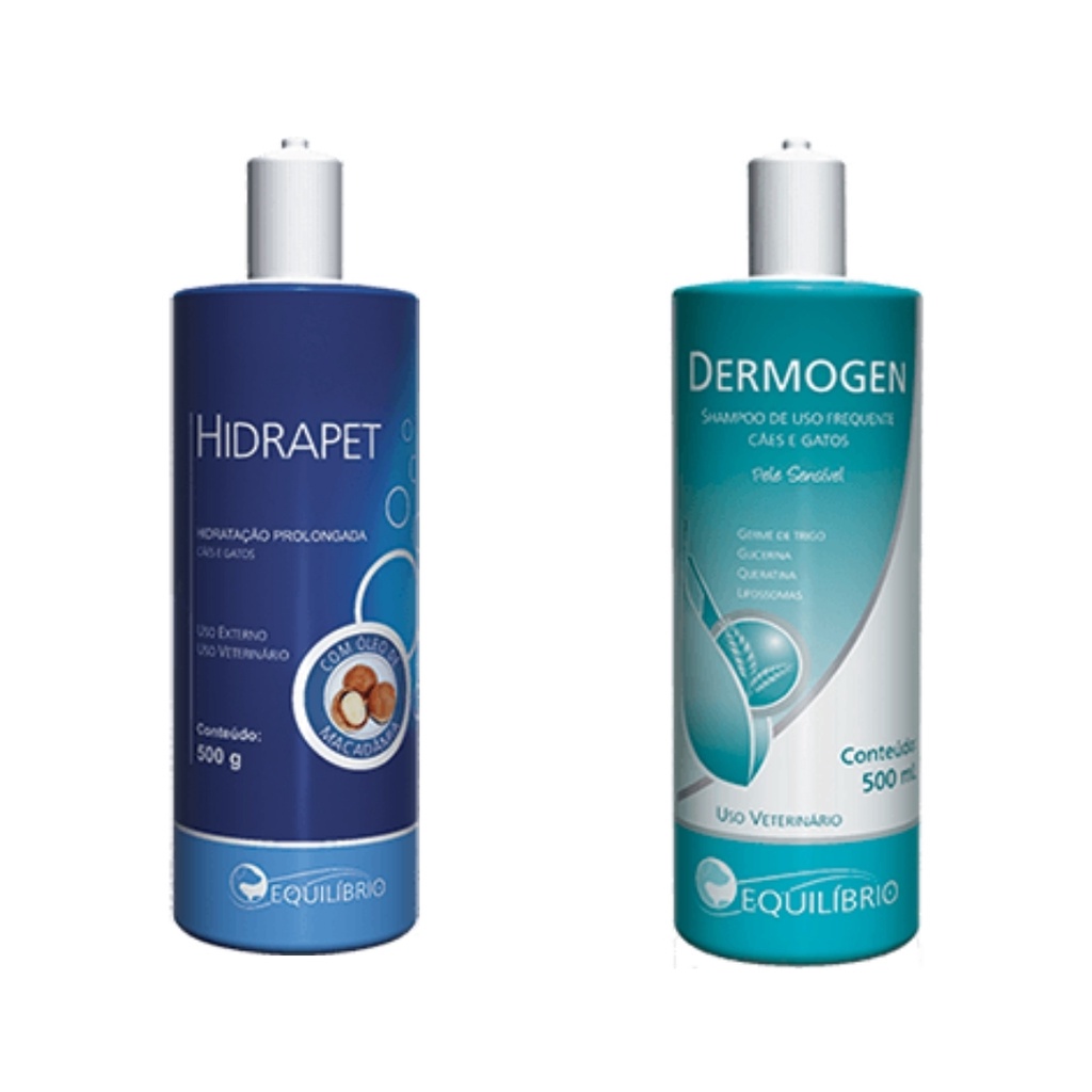 Combo Dermogen 500ml + Hidrapet 500ml | Shopee Brasil