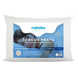 Travesseiro Íons de Prata 0.50x0.70m Branco