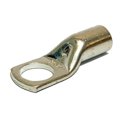 Kit 4 Terminal Elétrico Automotivo Olhal 50mm Ponteira de Compressão Para Cabos Cobre Estanhado