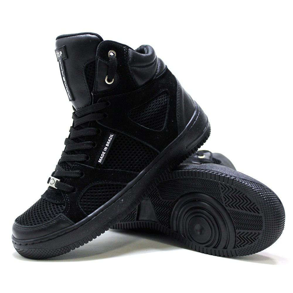 tenis botinha masculino academia