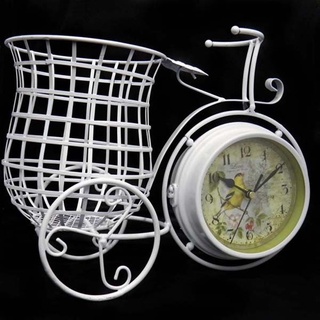 Relogio Dupla Face Vintage Cachepo Decorativo Retro