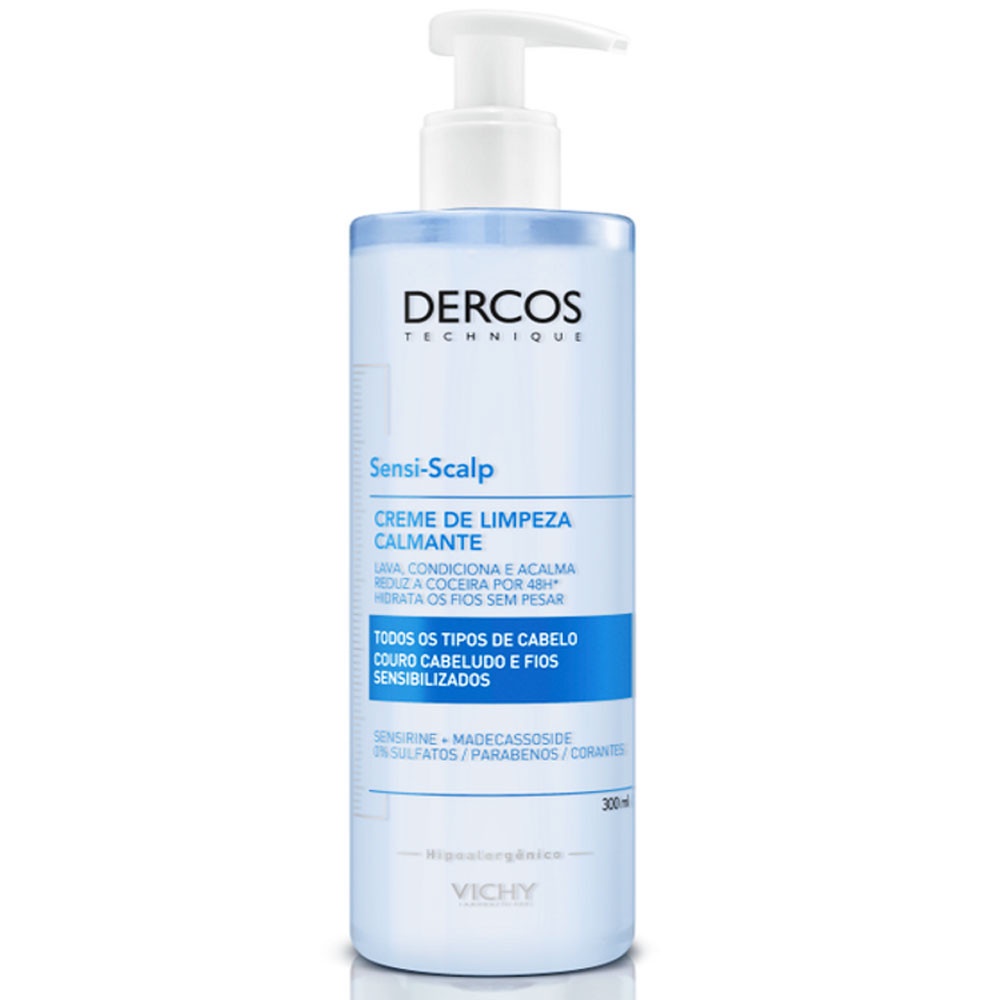 Vichy Dercos Sensi-Scalp Creme de Limpeza Capilar 300ml