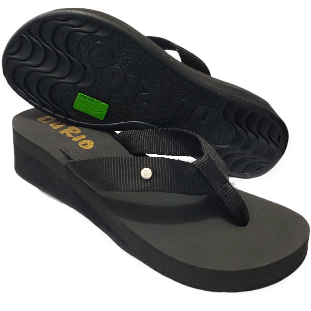 Chinelo Feminino Anabela Ortopédico Super Leve e Confortável DuRio Fly