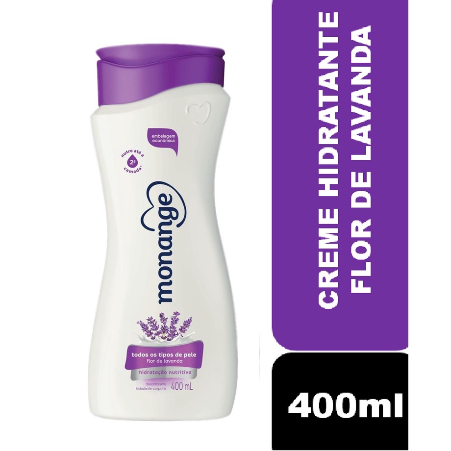Loção Hidratante Monange Flor de Lavanda 400ml