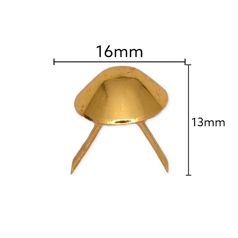 Par (02 unidades) de Pezinho Bailarina ouro para Artesanato para bolsas ou artesanato