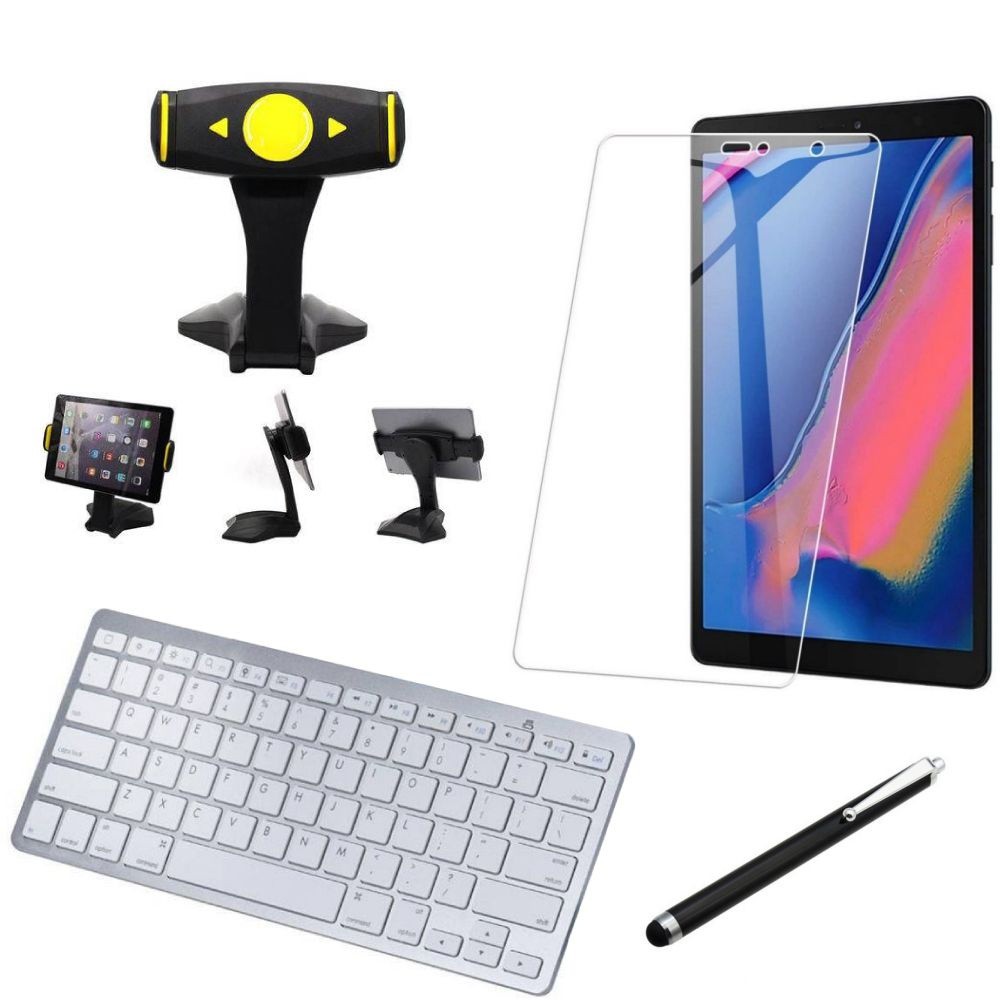 Kit Office Samsung Galaxy Tab A S Pen 8.0 P205/P200 Suporte +Teclado + Película +Caneta - Armyshield