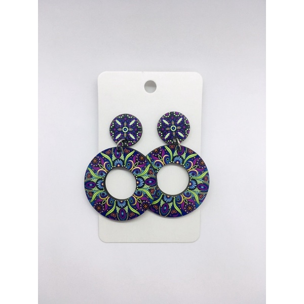 Brincos em mdf artesanal, brincos grandes, animal print, moda inverno, afro, moda feminina, acessórios feminino, acessórios roupa, bijuteria, flores