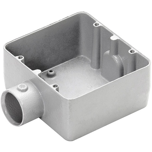 Condulete Duplo Cinza Tipo E Aluminio 3/4 Conduletzel Wetzel em Oferta na Shopee