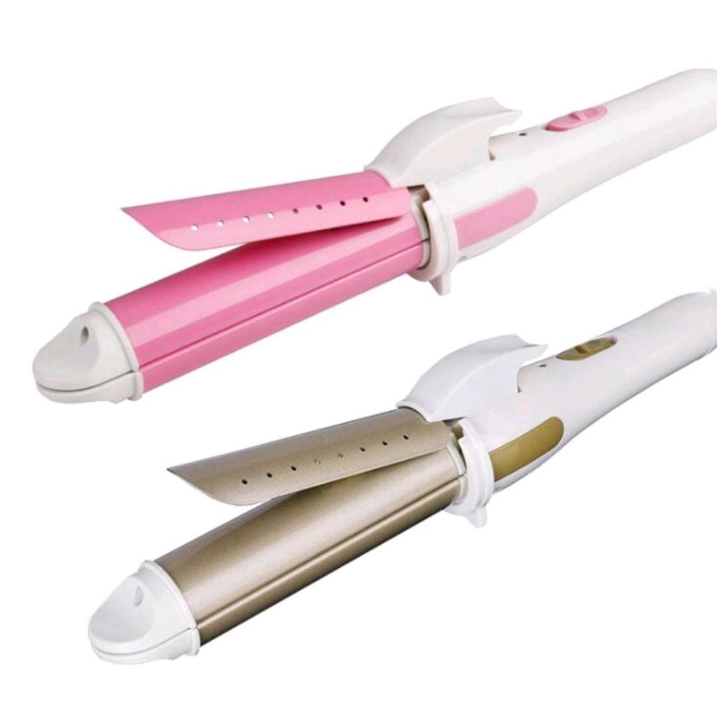 BabyLiss Modelador Aparelho de Modelar de Cachos Prancha Chapinha Profissional Cerâmica 2 em 1