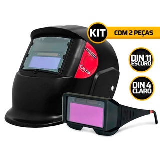 Kit Mascara De Solda Automática E Óculos Automático