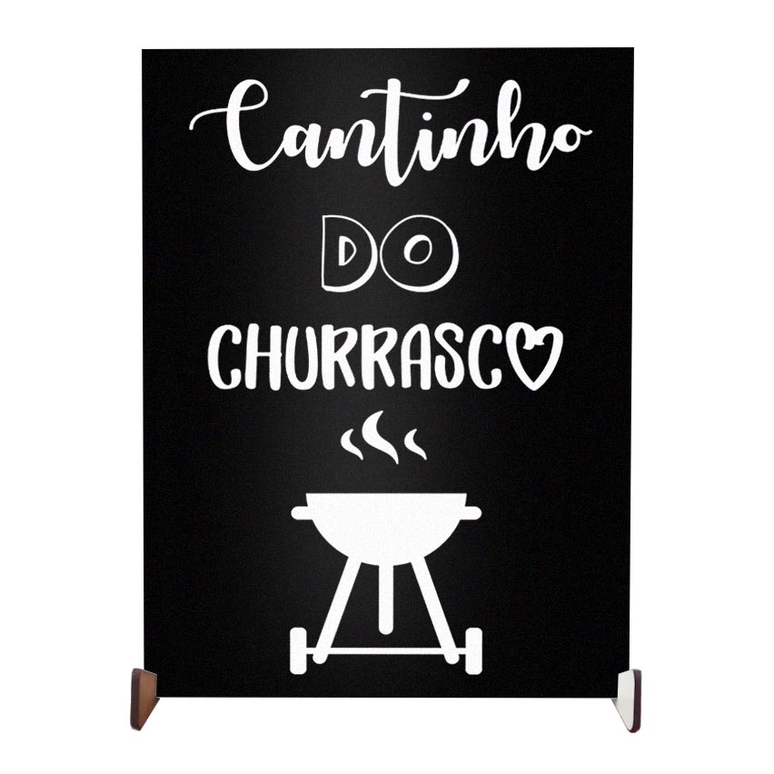 plaquinha decorativa personalizada enfeite cantinho do churrasco