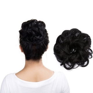 Aplique Coque De Cabelo Preto Orgânico Idêntico ao Natural