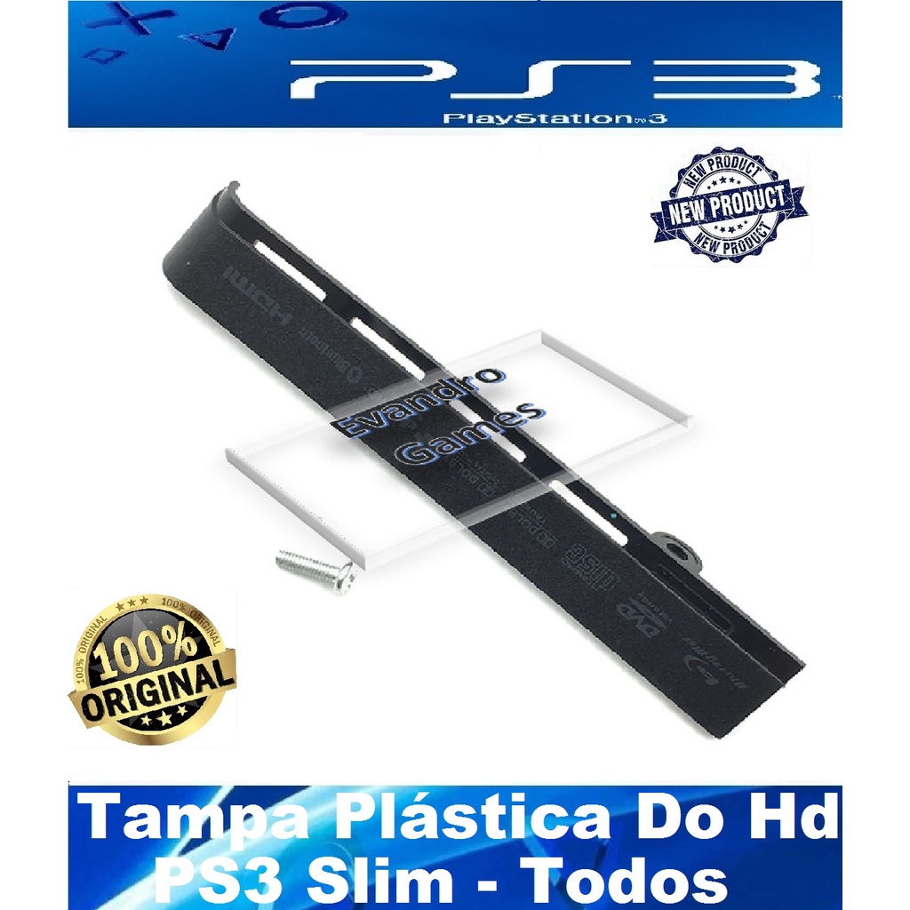 Tampa Plástica Hd Carcaça Ps3 Playstation 3 Slim Todos Model
