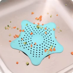 Ralo de Silicone Para Pia Banheiro Cozinha Flexível Filtro Anti Resíduo