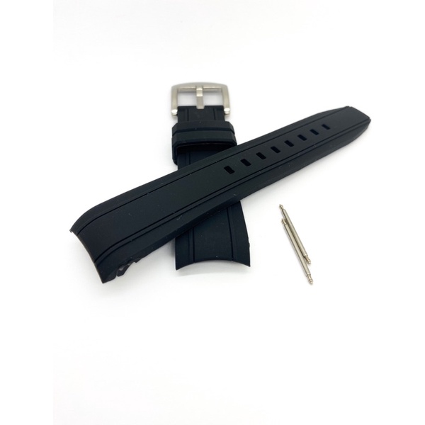 Pulseira Borracha Technos Legacy Preta 24mm Compatível