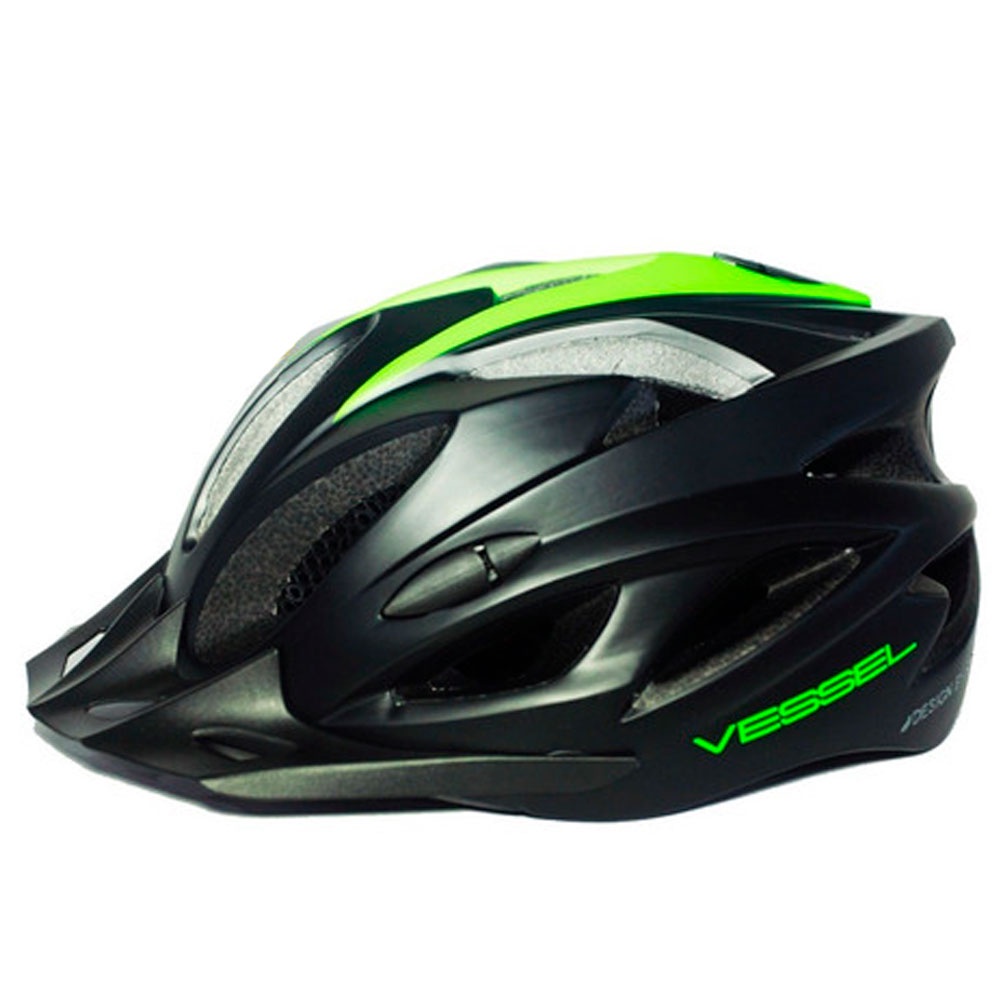 Capacete Ciclismo Bike Mtb Vessel Safe C/ Regulagem/led Varias Cores em Oferta na Shopee