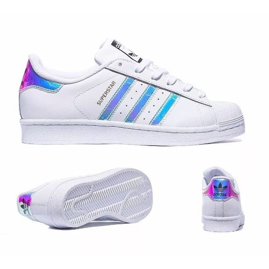 tenis adidas superstar holografico