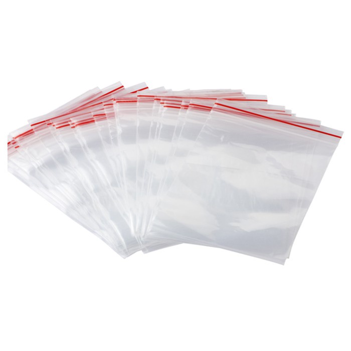Saco Zip Lock Hermético translúcido 10x15 com 100 unidades. Shopee Brasil