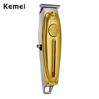 Kemei 1949 Aparador De Cabelo Elétrico De Metal Profissional Completo Homem Barba Cortador Acabamento