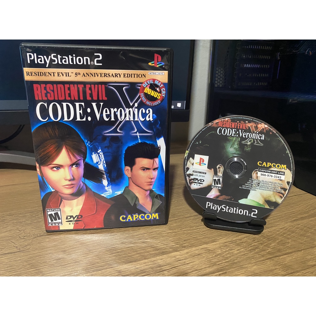 Jogo Resident Evil Code: Veronica X Hd - PS2 (Usado) em Promoção na  Americanas