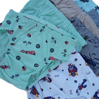 Kit 14 Cuecas Infantil Criança Menino Algodão Forrada com Estampas e Lisas