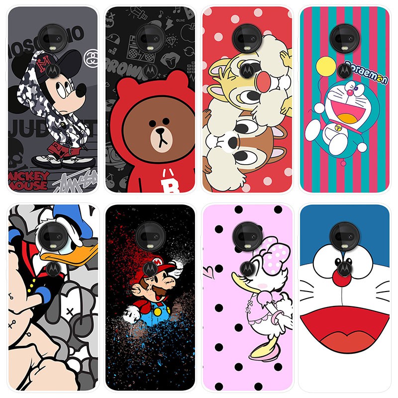 Capa Celular De Celular Flexível De Silicone / Tpu Para Motorola MOTO G7 Plus capinha Telefone Para MOTO G7 Animação