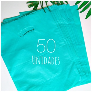 50 Sacolas Plástica Premium Boca de Palhaço 20x30 em Oferta na Shopee